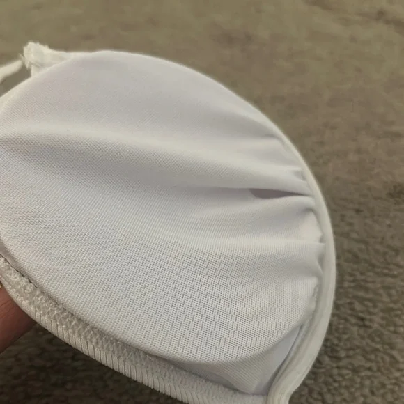 White Ruffled Bikini Set - Picture 5 of 9